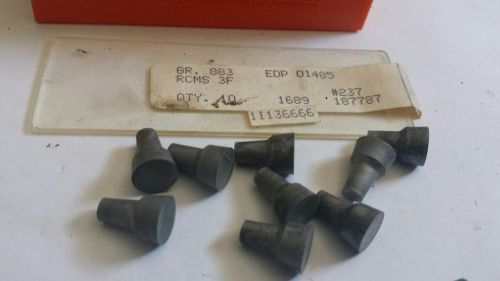 Lot of (100) Carboloycarbide inserts #237 187787 1689 EDP 01485 (1027-D)