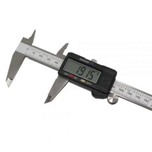 6&#034;inch/150mm stainless steel electronic lcd digital vernier caliper micrometer for sale