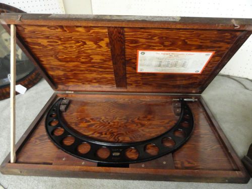 antique starrett 22&#039;&#039; caliper with orignial case