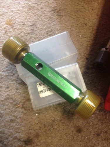 Greenfield 1-1/2&#034; 12 taperlock go no go gage machinist threading inspection $295 for sale