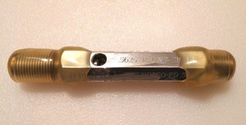 9/16 18 UNF 2B LEFT HAND THREAD PLUG GAGE MACHINIST TOOLING INSPECTION LH