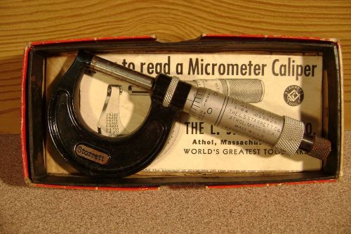 Starrett 1 inch micrometer with original case