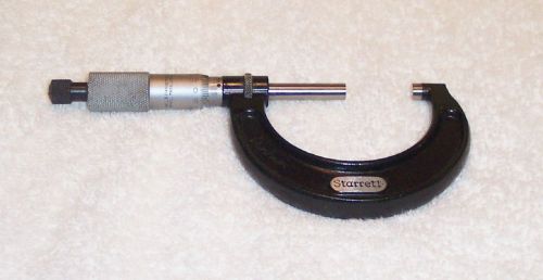 Starrett Outside Micrometer Precision Tool 436M Ratchet Stop Lock 25 to 50mm