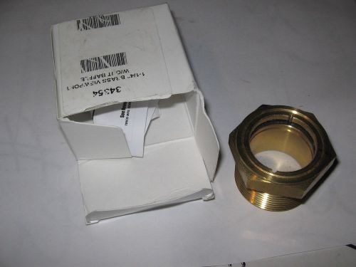 1-1/4” NPT – Brass Viewport Without Baffle