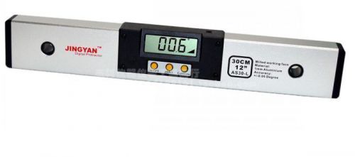 Jingyan as30-l 30cm 12&#034; digital protractor inclinometer spirit level diy tools for sale