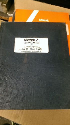 Mazak AJV Operators Manual