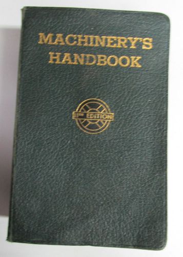 MACHINERY&#039;S HANDBOOK 1942 11TH EDITION MACHINE SHOP DRAFTING ENGINEERING