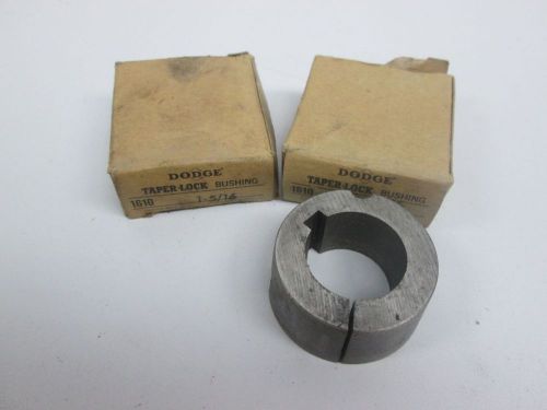 Lot 2 new dodge reliance 1610 1-5/16 taper lock bushing 1-5/16in bore d262251 for sale
