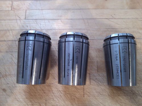 3- Kennametal 150 TG Sizes 33/64&#034;,31/32&#034;, 1 7/64&#034;  150TG0969 in great condition
