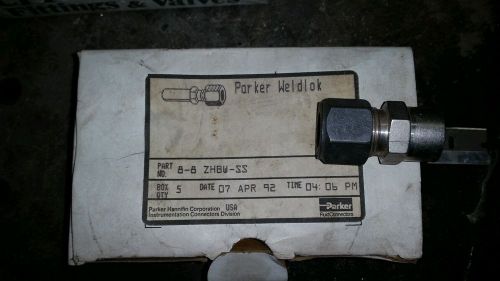 Parker CPI weldlok 8-8 ZHBW-SS NOS