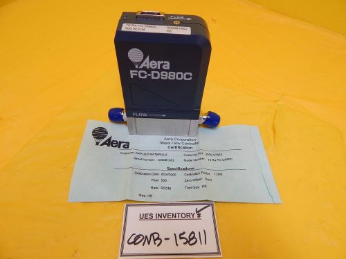 Aera 10 ra fc-d980c mass flow controller amat 3030-07652 refurbished for sale
