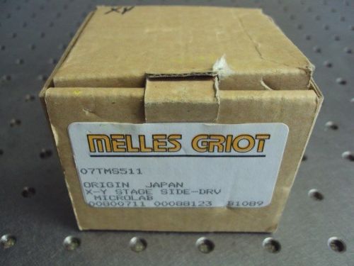 MELLES GRIOT DUAL AXIS LENSE OPTICS ALIGNMENT TRANSLATION STAGE POSITIONER 10mm.