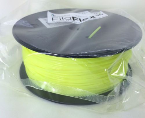 Fluorescent yellow FilaFlex flexible filament for 3D printing, 1.75mm 500g