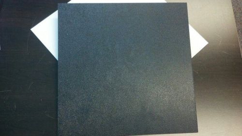 5&#034; x 7&#034; X 1/4&#034;  BLACK ABS PLASTIC SHEET TEXTURED FRONT SMOOTH BACK