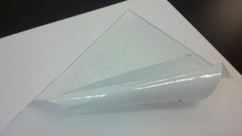 20 POLYCARBONATE CLEAR PLASTIC LEXAN SHEETS 12&#034;x12&#034;x.125&#034; 1/8&#039; VACUUM FORMING