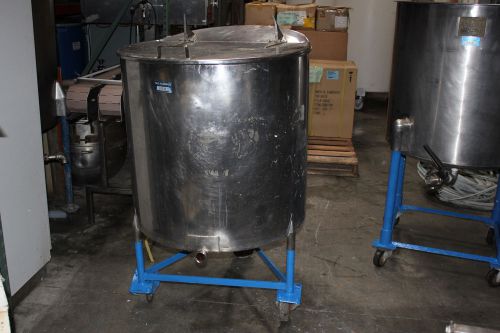 Stainless steel tank with tilting lid for sale