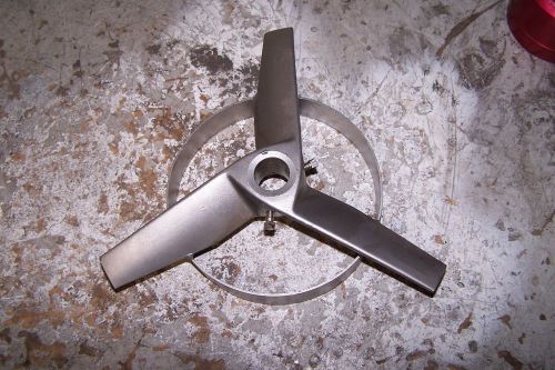 Stainless steel mixing agitator impeller 1&#034; id bore 1-3/8&#034; blade 3 blade for sale