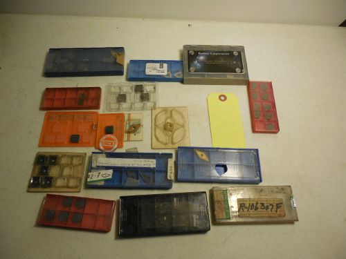 VARIOUS TOOLING INSERTS LOT OF 53.IN1