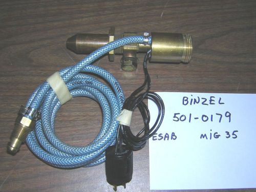 Binzel to linde adaptor with hose and trigger plug 501-0179 or 601-9005 for sale