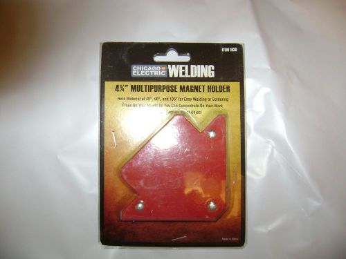 Chicago Welding 4-3/4&#034; Multipurpose Magnet Holder lot of Four Magnets.