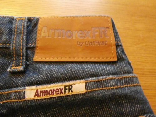 Mens armorex fr unifirst jeans 38x34 raw denim pants welding pipeline drilling for sale