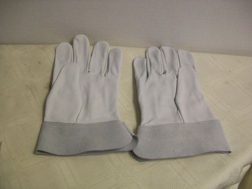 2 PAIRS OF LEATHER GLOVES, TIG OR WORK GLOVES, SIZE LARGE