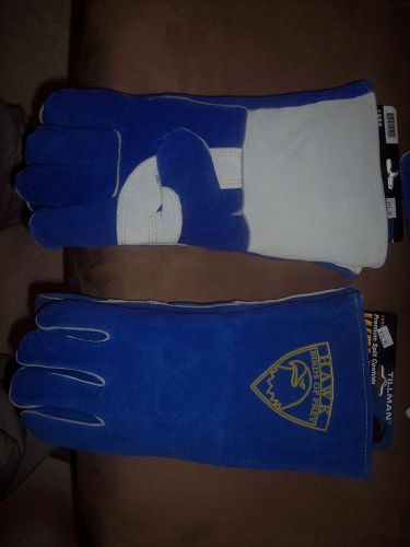 Welding gloves / tillman premim 1250l cowhide mig gloves- l for sale