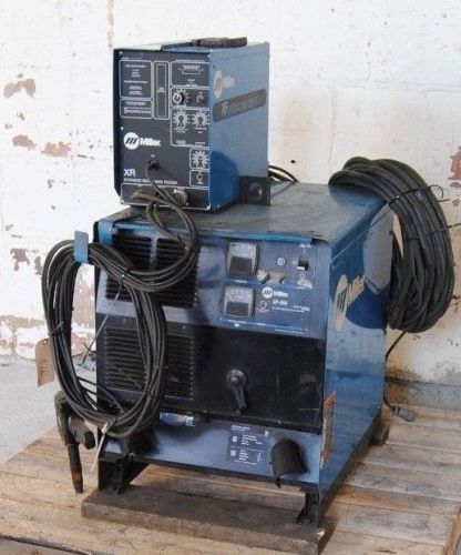 Miller mig welder cp302 and xr push pull wire feed system 300 amp welding for sale