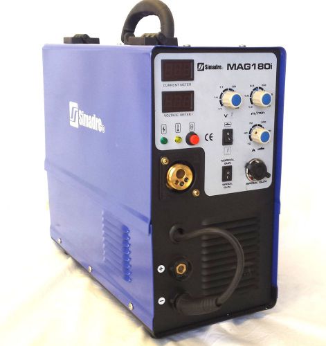 SIMADRE MIG180i 180AMP IGBT MIG WELDER with SPOOL GUN and MIG TORCH