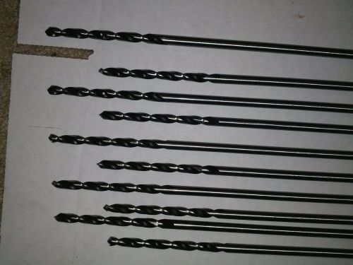 Allied bolt 1/4&#039;&#039; x 24&#039;&#039; d extension drill bits- [for wood] :10 bits total for sale