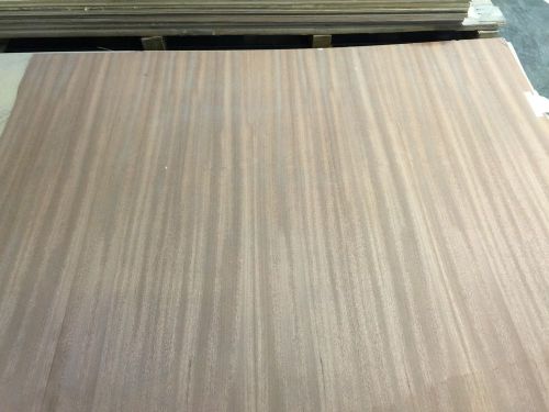Wood Veneer Ribbon Stripe Sapele 60x43 1pc total 10Mil Paper Backed &#034;EXOTIC&#034;PL 9
