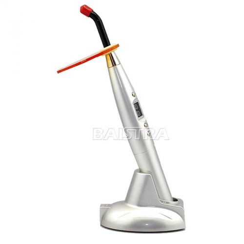 Hot Dental 5W Wireless Cordless LED Curing Light Cure Lamp 1200mw Silver Color