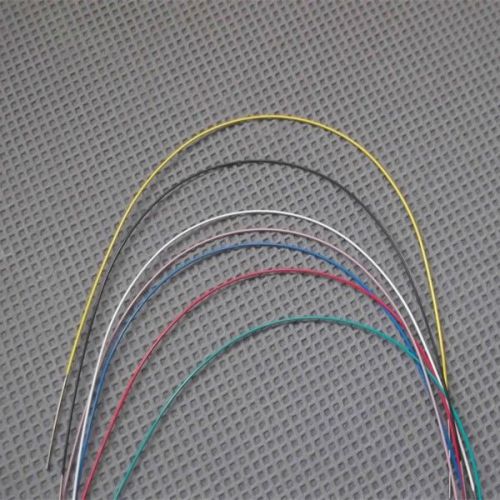 40 Packs Dental Super Elastic Niti Colored Coatinng Arch Wire 9 Colors F Choice