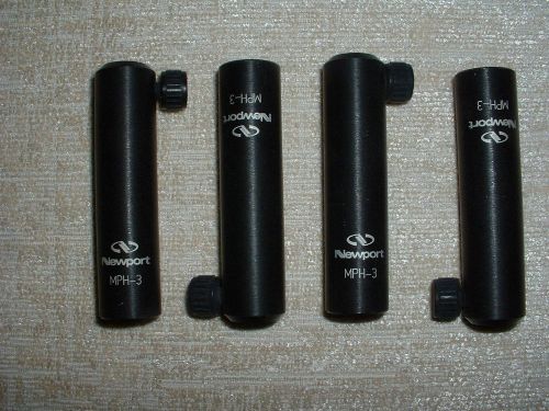 Four Newport Optics, 3 inch long  Miniature Post Holders (MPH-3)