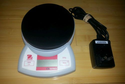 OHAUS CS200 PORTABLE SCALE, 200g x 0.1g with AC adapter