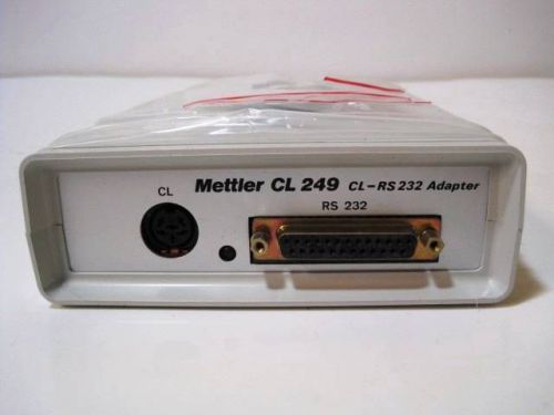 METTLER TOLEDO TYPE CL 249 CL -RS232 ADAPTER USED RARE