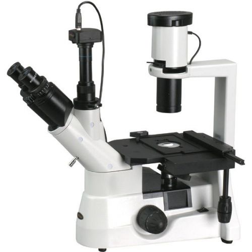 40x-1000x long distance plan optics inverted microscope + 8mp camera for sale