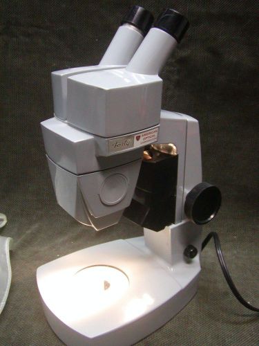 American optical forty binocular microscope w/lights for sale