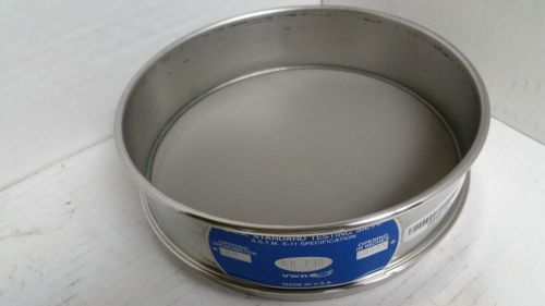 Vwr no. 100 stainless steel 100 mesh usa standard testing sieve 8&#034; astm-11 for sale