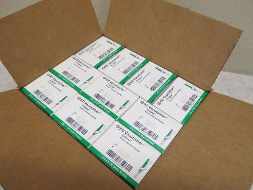 ECLIPSE  21G  BLOOD  COLLECTION  NEEDLES 1 CASE  CONTAINING 10  BOXES 368607!!!