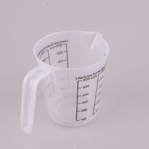 Plastic The measuring cup Accurate Thermostability 600ML
