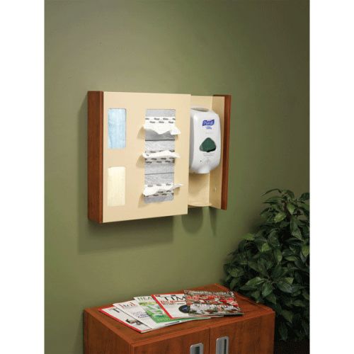 Infection control wall center - without magazine rack  22.25&#034;w x 4&#034;d x 18&#034;h 1 ea for sale