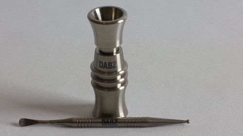 Pure GR2 titanium nail 18mm female socket &amp; FREE PURE GR2 TI DABBER