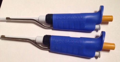 lot of 2 Gilson Pipetman F50 Pipette, Fixed Volume 50 uL. FREE S&amp;H