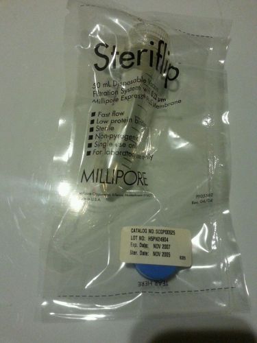 1 Millipore Steriflip Sterlile 50ml Disposable Vacuum Filtration 0.22um Membrane