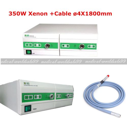 Cold light source 250w halogen +350w xenon + fiber cable ?4x1800mm storz wolf for sale