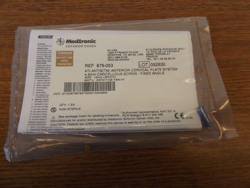 Medtronic 876-053  4.5mm x 13mm  bone screw for sale