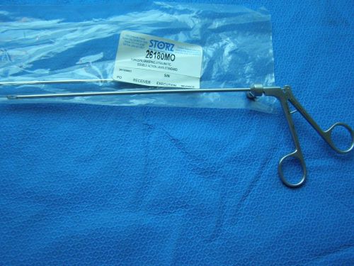 1: STORZ 26180MO Grasping Forceps ATRAUMATIC D Action Jaws Endoscopy Instrument