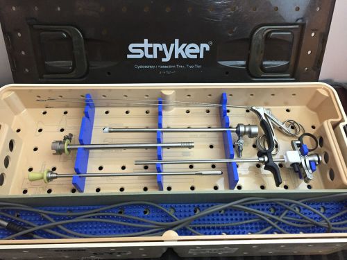 Stryker Hysteroscope Resectoscopey 4mm Set with working Element + 3 Instruments