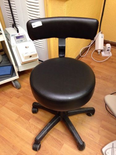 Medical Exam Stool with back